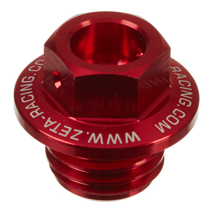 Zeta Oil Filler Plug - Honda CRF250R ('18-) - Red