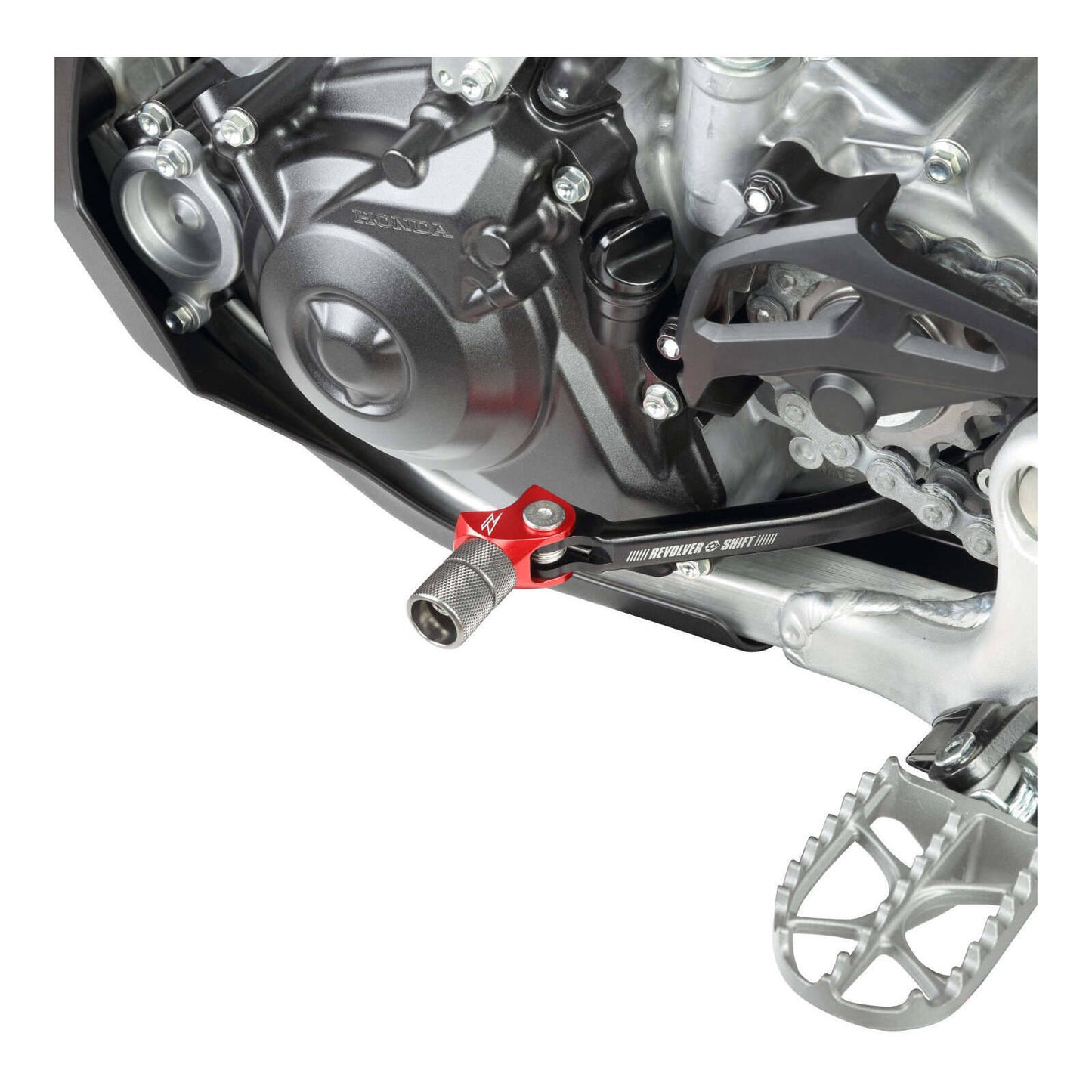 Zeta Revolver Shift Lever - Honda CRF250R / CRF250RX ('18-) - Red