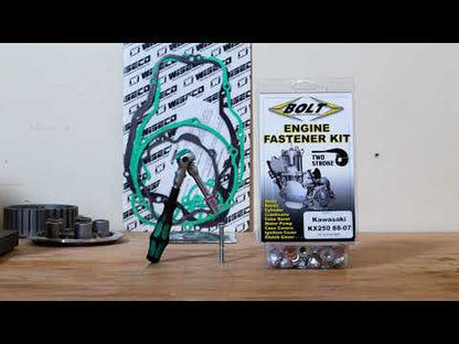 Bolt Engine Fastener Kit Kawasaki KX500 '87-'04